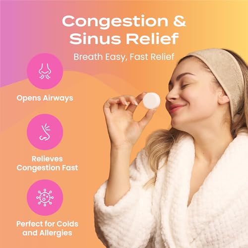 Body Restore Shower Steamers Aromatherapy 6 Pack - Boo Basket Stuffers for Women, Christmas Stocking Stuffers, Birthday Gifts, White Elephant, Relaxation, Self Care - Citrus
