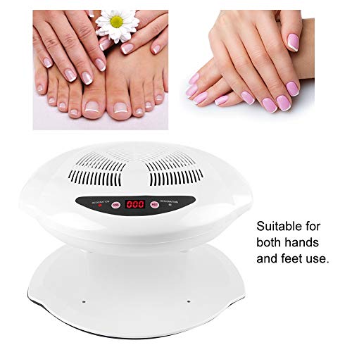 Professional Nail Dryer,400W Air Nail Fan Blower Dryer Machine Auto Induction Warm and Cool Wind,Professional Air Nail Fan Manicure Tool with Sensor,for Fingernail & Toenail Curing