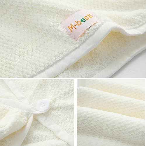 2 Pack Microfiber Hair Towel Wrap,Hair Drying Towel with Button, Towel Turban,Head Towel to Dry Hair Quickly (Pink&Beige)