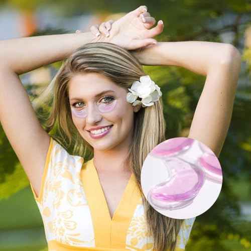 Eye Pad, Eye Mask - Reusable Gel Ice Packs for Migraine Relief & Puffy Eyes, Orthopedic Cold Therapy with Silky CoverGel, Hot Cold Ice Packs (10)