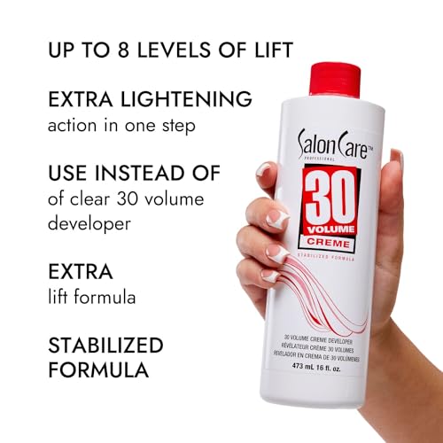 Salon Care 30 Volume Creme Developer 16 Oz