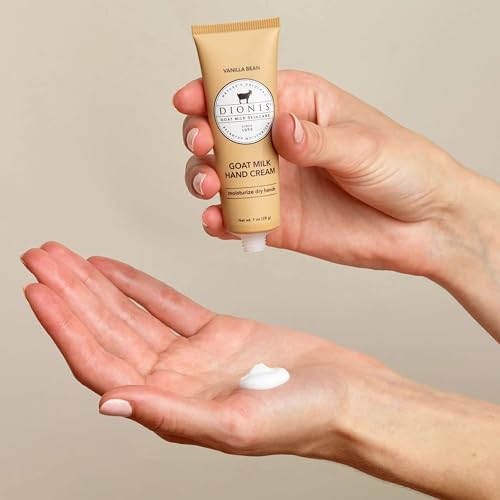 Dionis Goat Milk Skincare Hand Cream (Vanilla Bean, 1 oz)