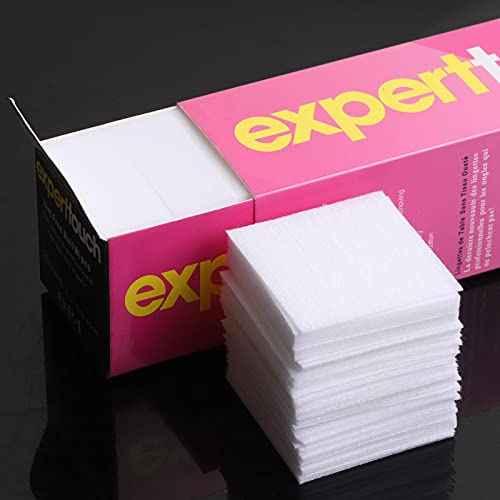 Lint Free Nail Wipes Nail Art Gel Polish Remover Cotton Pads 4 Boxes (1300 Pieces)