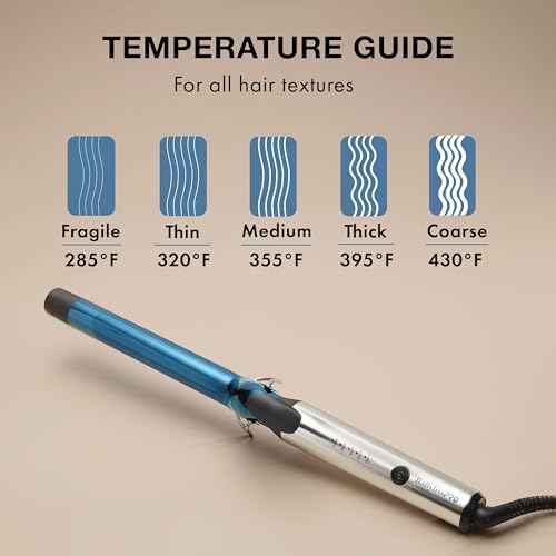 Nano Titanium Professional Curling Iron with Extended Barrel Perfect for Longer Hair