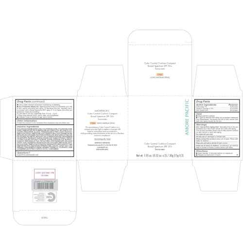 AMOREPACIFIC Color Control Cushion Compact Broad Spectrum SPF 50+, 104, 1.05 Ounce (Pack of 1)