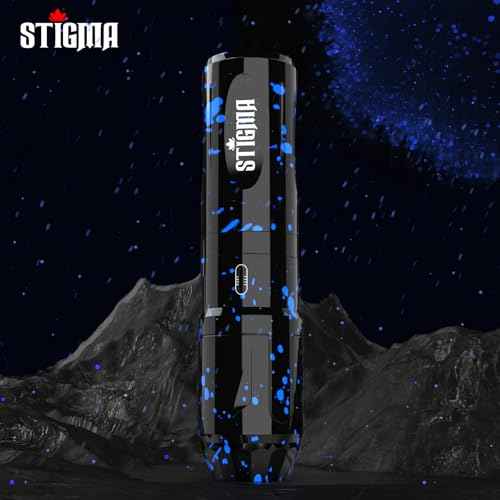 STIGMA Wireless Tattoo Gun Kit Complete Tattoo Kit Tattoo Rotary Pen Set with 2Pcs Tattoo Battery 20Pcs Cartridge Needles 11Pcs Ink Tattoo Machine Kit for Beginners Tattooist ST-TK9003-3