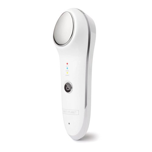 Vanity Planet Forever Young Face Massager- Hot & Cold Rejuvenating Facial Wand with Sonic Vibration Mode, Reduces Pores Fine Lines, Puffiness and Redness