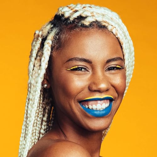 KISS Lift Up Complete Hair Bleach & Icy Silver Toner Kit, Gentle Conditioning Formula that Reduces Brassiness, Complete 6-Pc DIY Bleach Kit, ICE