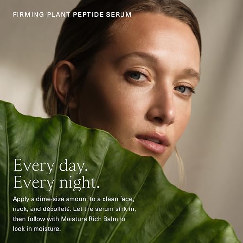 Oak Essentials Firming Plant Peptide Serum | Exosome Encapsulated Botanical Peptide Complex for Visibly Firmer, Plumper, Radiant Skin, 1 Fl Oz