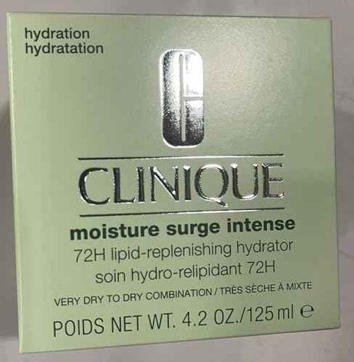 Clinique Moisture Surge Intense 72H Lipid-Replenishing Hydrator Face Moisturizer With Aloe Water + Cica | Hydrating + Moisturizing, 4.2 Fl Oz