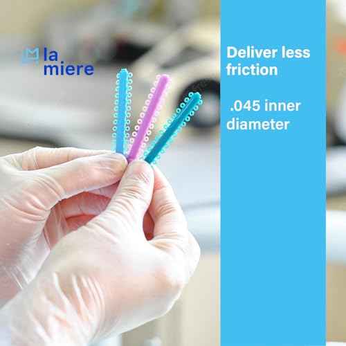 1040 Power Sticks Ligature Ties Orthodontic Ligature O-Ties, Elastic Ligature Bands, Elastic ties O-Rings Elastic Bands for Braces 26 ties on each stick (Mix Color)
