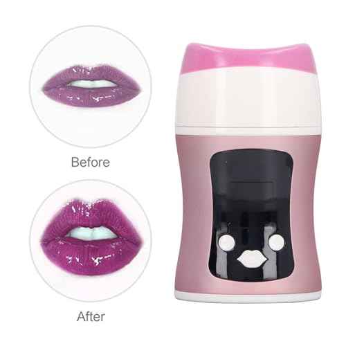 ZJchao Electronic Lip Plumper, Portable Lip Enhancer for Thicker Lips - Makeup Tool with Time Control for Lip Care Device