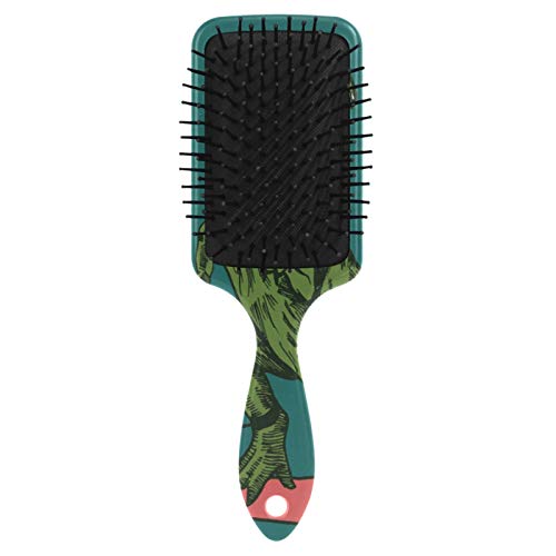 Dinosaur Detangler, Wet Dry Hair Brush for Kids, Men & Women - Plastic Handle