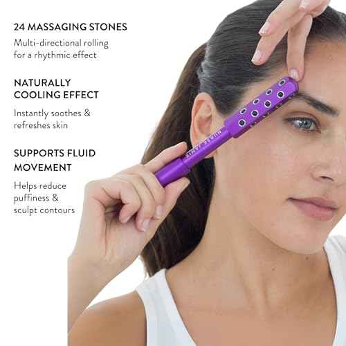 Nurse Jamie Uplift Facial Massaging Beauty Roller - Facial Massager with 24 Stones for Sculpting, Firming & Reducing Puffiness