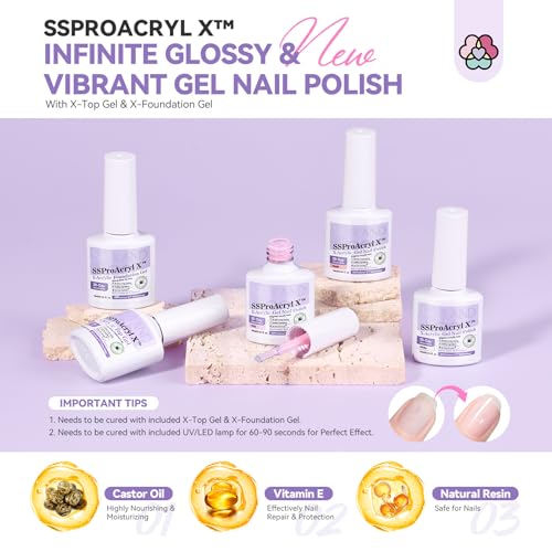 SAVILAND Acrylic Nail Kit with Everything: Professional Nail Kit Acrylic Set with EMA Monomer Nail Drill Gel Polish for Nail Extension 3D Carving Sculpture Home Salon Use Christmas Gift Set