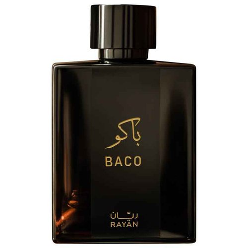 RAYAN Baco Tobacco & Leather Perfume for Men – Arabian Eau De Parfum, 100mL (3.34 Fl oz) Perfumes Arabes Para Hombres, Bold Men’s Perfume with Vetiver, Patchouli, Saffron & Spices – Ideal Gift for Him