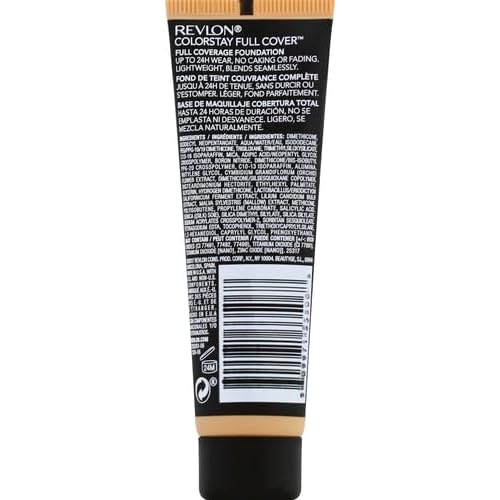Revlon Liquid Foundation, ColorStay Face Makeup for Normal and Dry Skin, Longwear Full Coverage with Matte Finish, Oil Free, Natural Beige, 1.0 Fl Oz