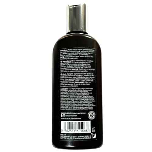 Watermans Shampoo Biotin, Rosemary, Caffeine, Niacinamide, Argan Oil for Thinning Hair, Natural Volumizing for Fine Hair, Hair Growth & Hair Loss with Nutrient-Rich Natural Ingredients 8.45 fl oz