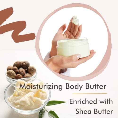 Natural Amor Lavender Body Butter 4.5oz, Moisturizing Body Lotion