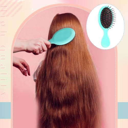 120 Pcs Mini Travel Detangling Brush with Soft Bristles for Wet and Dry Hair - Smoothing Knots with Ease for Most Hair Types