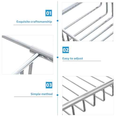 Cabilock Bathtub Tray - Stainless Steel Shower Tray, Expandable Extra Wide Bath Tub Organizer, Over The Tub Shelf Rack for Bathroom Accessories