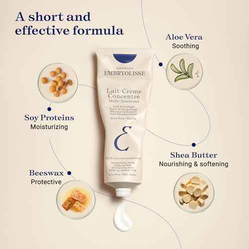 Embryolisse Lait-Cr?me Concentr?, Multifunction Daily Face Moisturizer and Makeup Primer, Suitable for All Skin Types. French Face Cream With Shea Butter & Aloe Vera