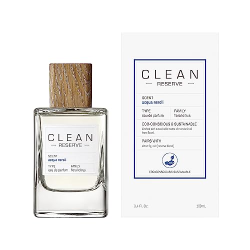 CLEAN RESERVE Acqua Neroli Eau de Parfum | Eco-Conscious & Sustainable Spray Fragrance | Vegan, Phthalate-Free, & Paraben-Free