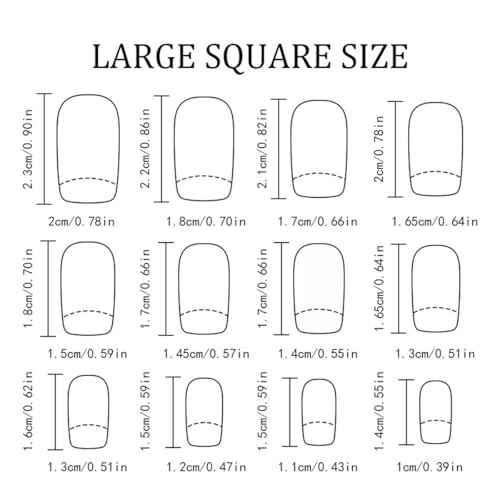 24Pcs French Tip Press on Nails Short Square LINMEIZAI Nail Tips Glitter Fake Nails Press Ons Nail Glue on Nails Acrylic Nails Kit with Peppermint Red Nails Nail Art for Women Christmas Decorations