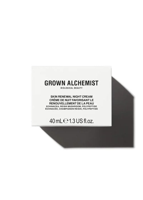 Grown Alchemist Skin Renewal Night Cream with Peptide-3, Echinacea, Reishi Extract, 40 mL