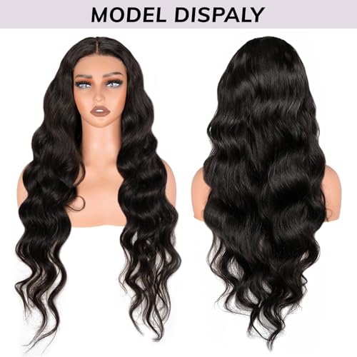 6x5 Lace Front Wig Human Hair Wig for Women 210% Density Body Wave Wear and Go Glueless Wigs Pre Plucked Pre Cut Lace Wigs Pre Bleached Tiny Knots Wig 22 Inch