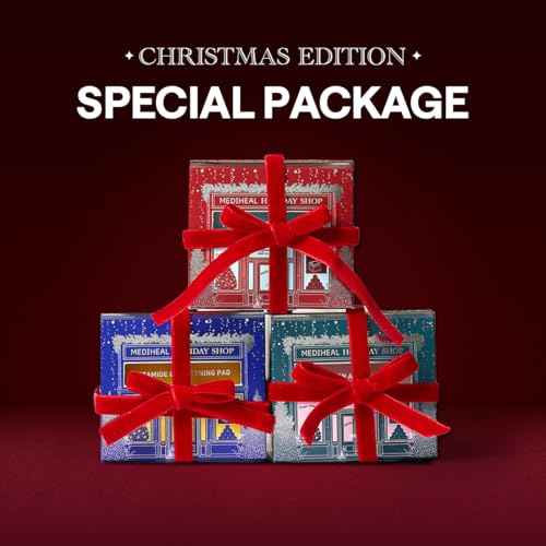 Mediheal Gift Edition Madecassoside Pad, Vegan Face Gauze Pads with Centella Asiatica - Improve Uneven Skin Tone, Remove Blemishes,100 Pads