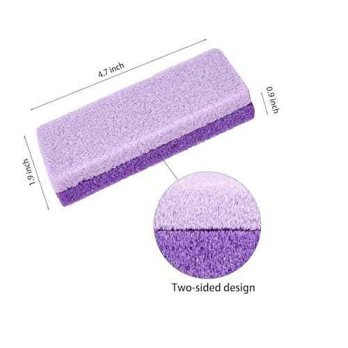 2 PCS Double-Sided for Feet, Foot Scrubber£¬Effective Pedicure Tools (Purple)