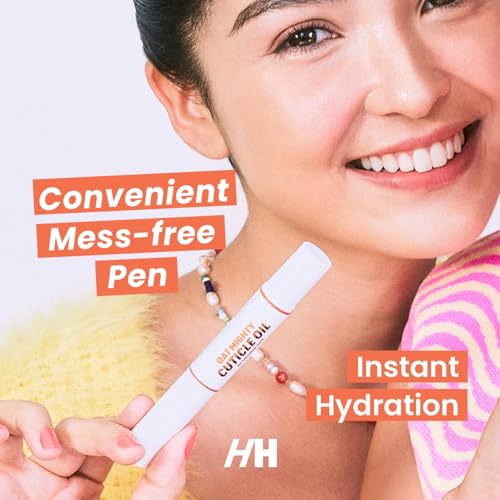 Handmade Heroes Cuticle Strengthening 8% Colloidal Oat Cuticle Oil Pen Rejuvenate Nail Nourish Repair Cuticles Vegan Cruelty Free Cuticle Oil helps grow nails fast manicure pedicure set (4pc Set)