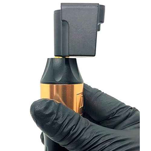 DGT NEW Digital Display Rechargeable Tattoo Machine Battery Pack RCA/DC CONNECTOR -RCA Output 5v-12v 1500mAh 6-9 hrs running time