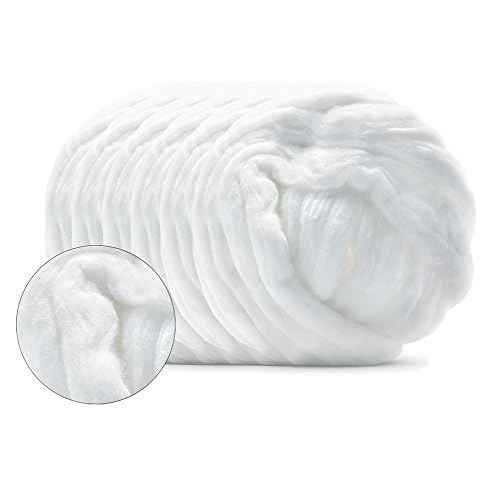 BAR5F Cotton Coil, 40 Feet Long | 100% Pure for Salons, Professional Beauty, Personal Care | Packaged in Quick Dispenser Resealable Bag