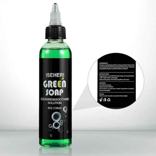 Ultra Concentrated Green Tattoo Soap 4OZ with Foaming Bottle 120ml, Tattoo Soap Tattoo Supplies for Tattoos Piercings, Clean Skin Equipment