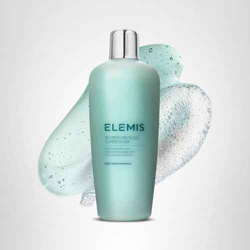 ELEMIS Aching Muscle Super Soak 400ml, Natural Bath Milk Soak To Ease Muscle Aches & Tension