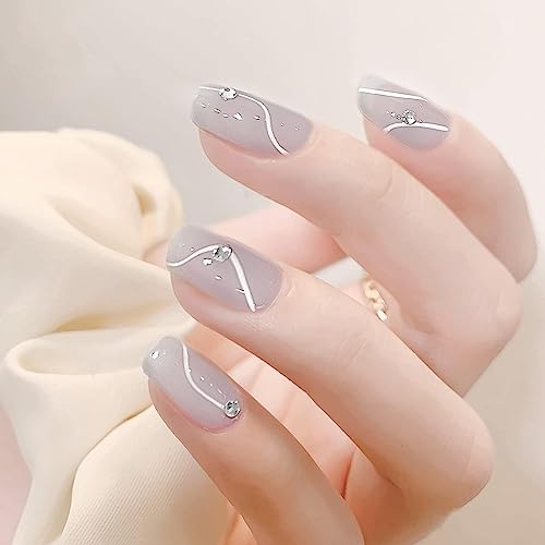 MAYCHAO Jelly Grey Gel Nail Polish 1Pc Nail Polish 15ML Soak Off UV LED Nail Gel Polish Nail Art Starter Manicure Salon DIY at Home, 0.5 OZ