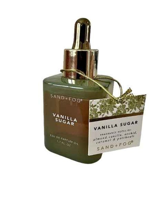Vanilla Sugar Perfume Oil Dropper for Women by Sand and Fog 1.7 FL OZ, 50 ml, Notes of Almond, Vanilla, Orchid, Caramel