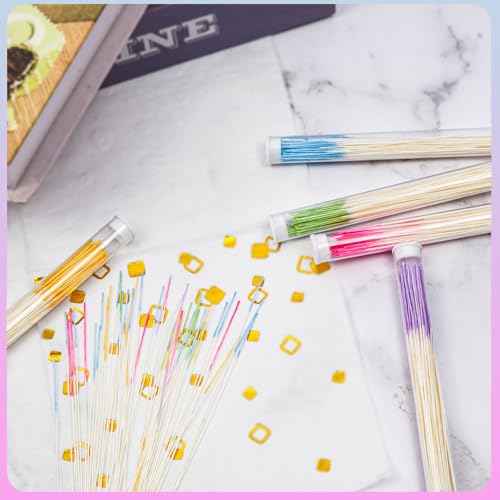 Ear Hole Cleaner 300PCS Ear Piercing Cleaner Floss,5 Colors Earring Hole Cleaner for Girls Women Men,Disposable Piercing Cleaner Floss Ear Piercing Care Cleaning Tool (A-5colors)