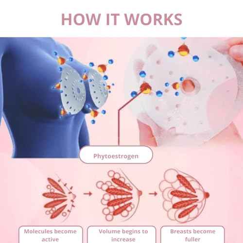 Lifting Patch - 2025 Best Breast Patch, Feminara Breast Enhancement Patch with Papaya Extract, Get a Bigger Bust in Just 5 Days (3 Box)