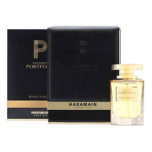 Al Haramain Portfolio Royale Stallion for Unisex - Arabian Perfume for Women & Men - Long Lasting Fragrance with Bergamot, Lavender, Jasmine, Vanilla - Arabic Cologne - Eau de Parfum - 2.5oz EDP Spray