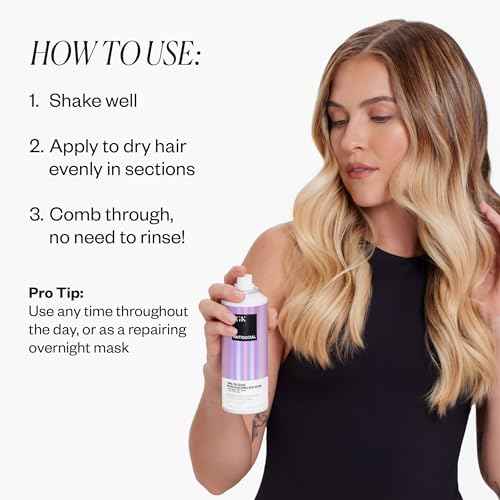 IGK Antisocial Bond-Building Dry Hair Mask, overnight dry hair mask for damaged hair, revive healthy hair, hair treatment, product for hair breakage, vegan protein treatment 5 Oz