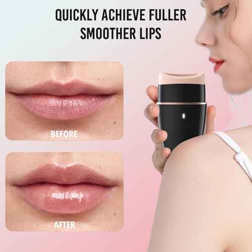 Lip Plumper Tool, Electric Lip Plumper Device for Fuller Volume - Instant Plumping, Natural Enhancement, Safe & Comfortable Suction Tool, Easy to Use, Long-Lasting Plump Effect for Women