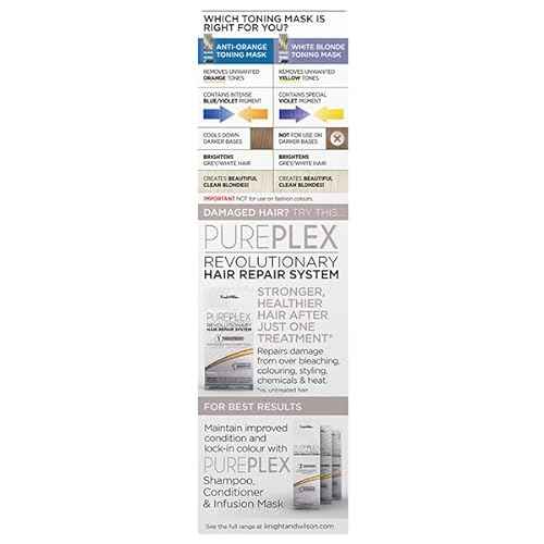 Blonde Hair Toner. Professional Deep Conditioning Hair Mask that Neutralizes Yellow & Brassy Tones. Cruelty Free & Vegan. By Knight & Wilson. 5.07 Fl Oz