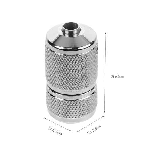 Artibetter Stainless Steel Tattoo Machine Tube Handle Grips Tip Tattoo Self Lock Grips for Tattoo Supplies Tools 25mm Metal Joycon