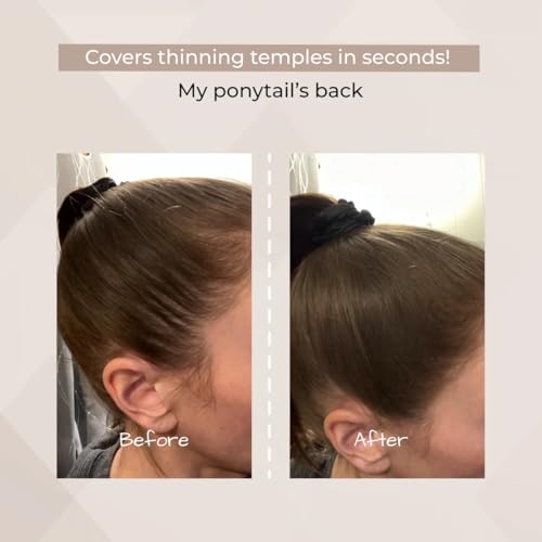 Rumi Cosmetiques HairMagic+ Root Touch Up Powder ? Instant Gray Hair Coverage & Hairline Filler ? Water-Resistant, Natural Finish, Nourishing Formula with Argan Oil (Medium Brown)