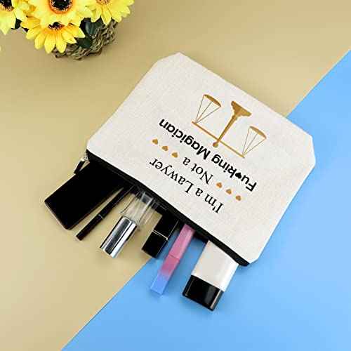 Lawyer Gifts for Women Funny Law Cosmetic Bag Law School Graduation Gift Future Lawyer Gift Makeup Bag Law Student Gifts Birthday Christmas Thanksgiving Gift for Lawyer Law Practitioner Travel Pouch