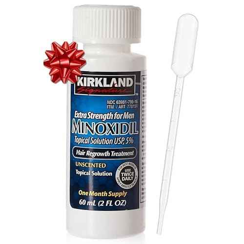 Kirkland Signature 5% Minoxidil Hair Regrowth for Men - 1 Month Supply