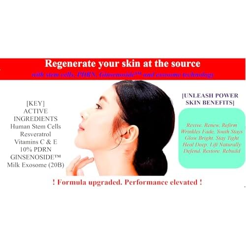 (85%) Human Stem Cell & (10%) PDRN Anti-Aging & Repair Ampoule Serum (12 Vials, 120ml) for Youthful, Radiant Skin!